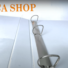 Bìa 3 còng kiếng 3,5cm A4 (bìa còng 3 lỗ)